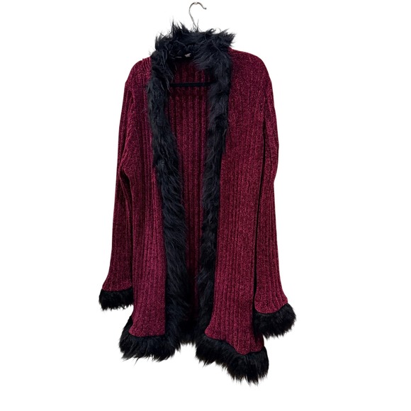 Dolls Kill Current Mood Sz L/XL Dark Romantic Penny Lane Style Duster Chenille - Picture 2 of 11